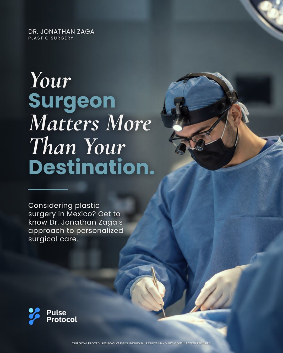 Ad creative: Your Surgeon Matters More Than Your Destination